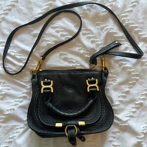 Chloe Mini Marcie Bag- Black
